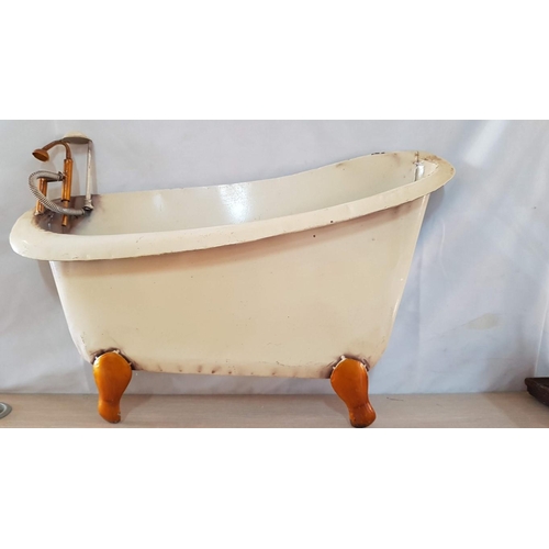 61 - Novelty Pressed Metal Wall Hanging 'Bath', (Approx. 58 x 32cm)