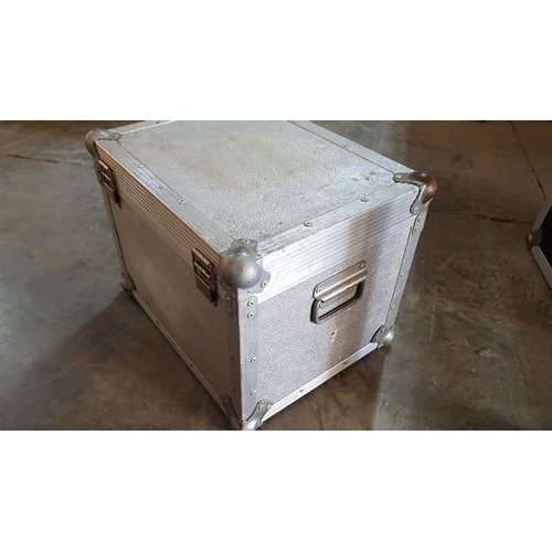 63 - Aluminium Flight Case by 'Stucco Cases', Hand Made by 'PORGS' with Handles & Clasp, (Approx. 46 x 37... 