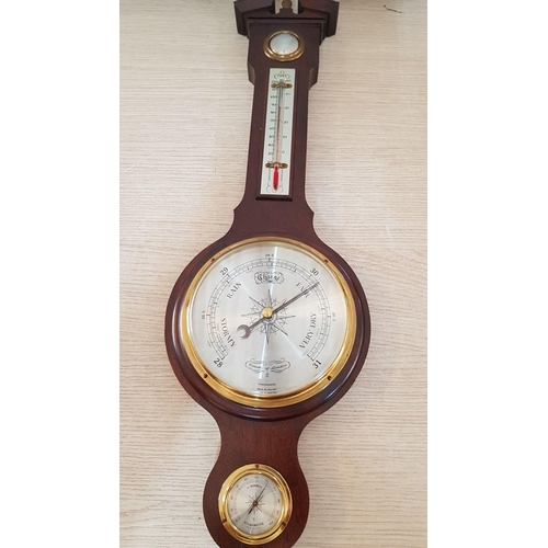 80 - Committee of London (Believed to be Oldest Barometer Maker in the World), Compensated Aneroid Barome... 