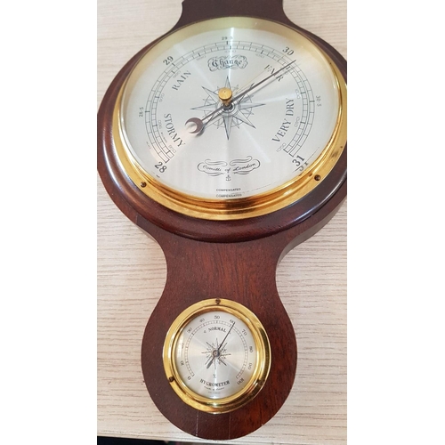 80 - Committee of London (Believed to be Oldest Barometer Maker in the World), Compensated Aneroid Barome... 