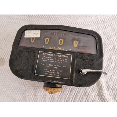 105 - Vintage Petrol Pump Meter / Flow Meter by 'George Kent Ltd', of Luton, England, Circa 1965, * Basic ... 