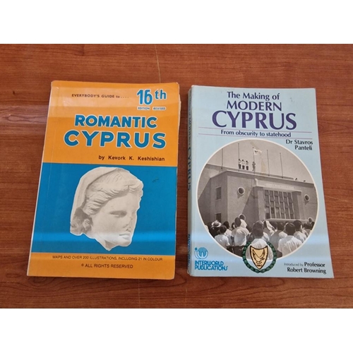 134 - Collection of Books on Cyprus; Lemesos, Cyprus From the Air, Birds of Cyprus, Pafos, The Making of M... 