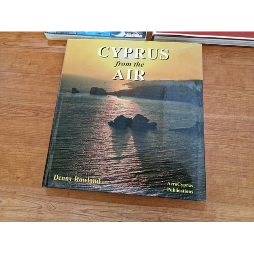 134 - Collection of Books on Cyprus; Lemesos, Cyprus From the Air, Birds of Cyprus, Pafos, The Making of M... 