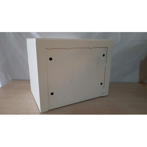 18 - 'Omega' Metal Home Safe with 2 x Keys, (Approx. 30 x 20 x 24.5cm)