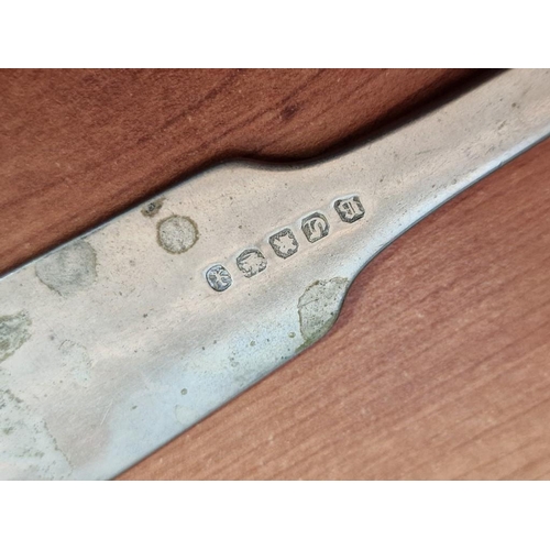 132 - Vintage Silver Plated Crumb Tray and Serving Knife, (2)