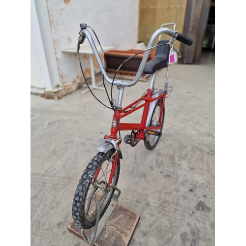 163 - Vintage Chopper Style Bicycle, Red Colour