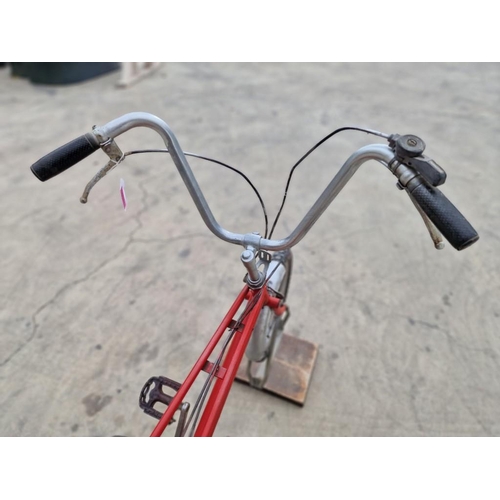 163 - Vintage Chopper Style Bicycle, Red Colour