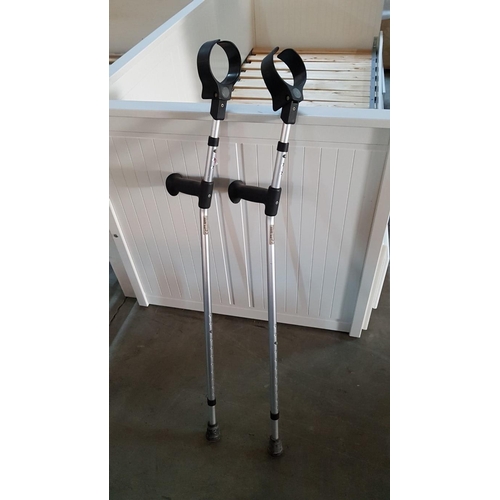 202 - Pair of 'Sunrise Medical' Crutches