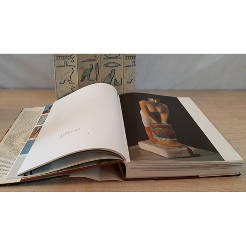 89 - 'Art of Ancient Egypt' Large Illustrated Book by Kazimerz Michalowski with Hard Case / Cover