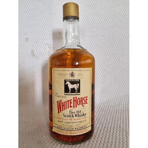 148 - White Horse Fine Old Scotch Whisky, (1.75 Ltr), in Pouring Bottle,