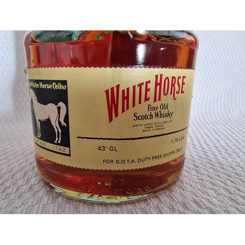 148 - White Horse Fine Old Scotch Whisky, (1.75 Ltr), in Pouring Bottle,