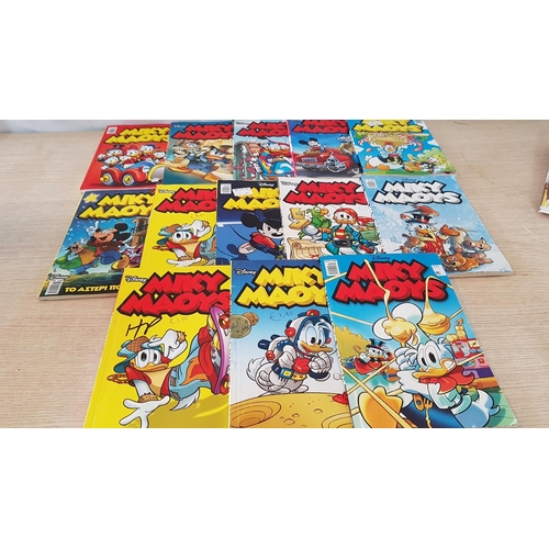 133 - Collection of 28 x Comic Books in Greek, 28 x Mickey Mouse and 2 x Donald