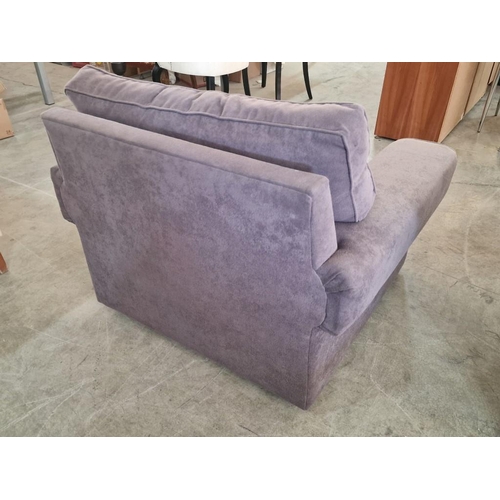 663 - Grey Fabric Arm Chair