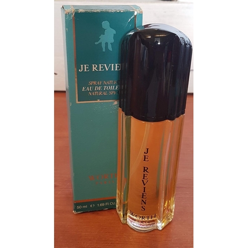 642 - Vintage (Circa 1960's) Je Reviens Worth Paris Eau De Toilette, 50ml, Womans, in Original Box