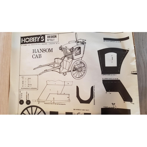 739 - Hobby Craft Kit; Hansom Cab with Instructions, Together with 'Aut Model' Mercedes Benz Kit and  'Rev... 