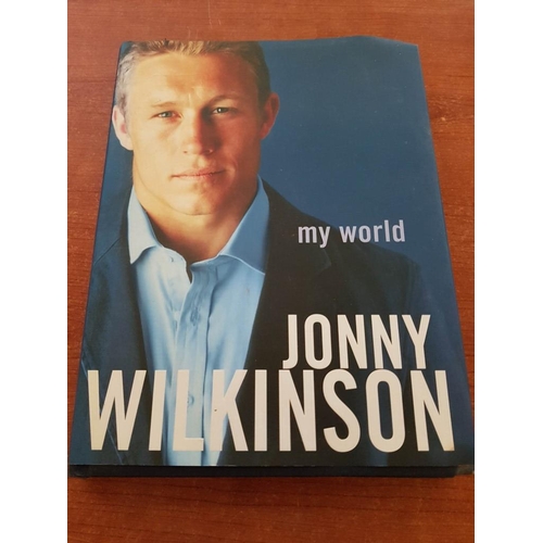 758 - Champions of Rugby and Cricket, 'My World' Book by Jonny Wilkinson, and 'The Ashes, The Greatest Ser... 