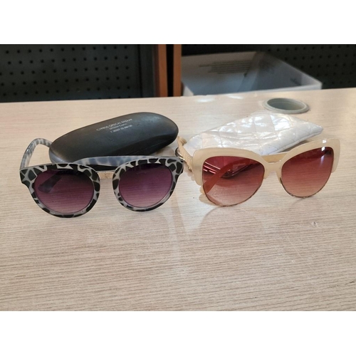 775 - 2 x Pairs of Sunglasses with Cases, (2)