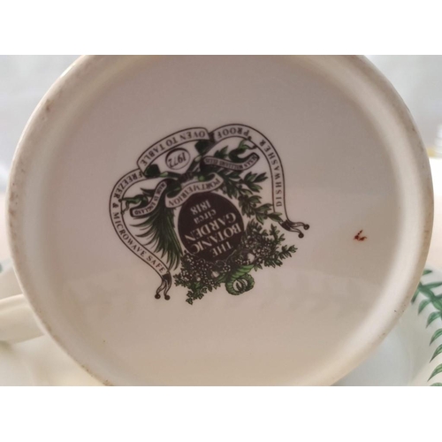 12 - 4 x Portmeirion 'Botanic Garden' Cups & Saucers