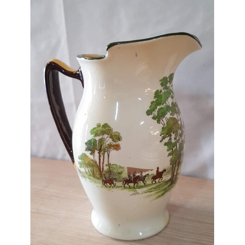 22 - Early 20th Century Royal Doulton Jug from the 'Authors & Inns Collection', Depicting 'Sir Walter Ral... 