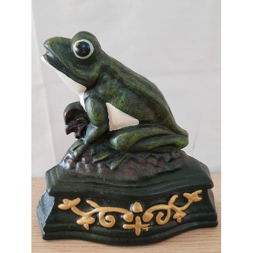 39 - Cast Iron 'Frog' Door Stop, (Approx. 17 x 15cm)