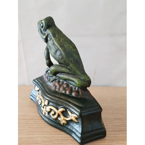 39 - Cast Iron 'Frog' Door Stop, (Approx. 17 x 15cm)