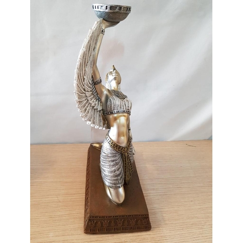 57 - Gleneagles Studio Figure 'Egyptian Mistress of Magic' Tea Light Holder, (Approx. 29 x 19cm)