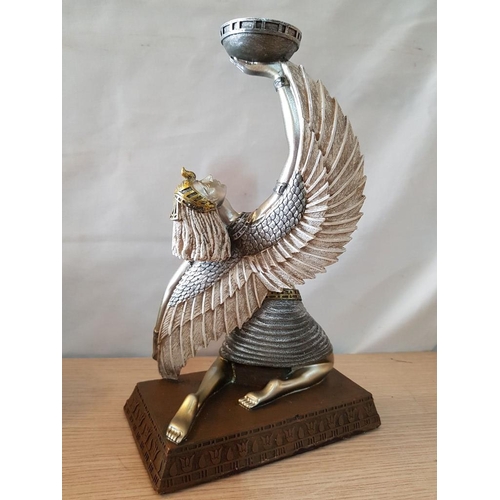 57 - Gleneagles Studio Figure 'Egyptian Mistress of Magic' Tea Light Holder, (Approx. 29 x 19cm)