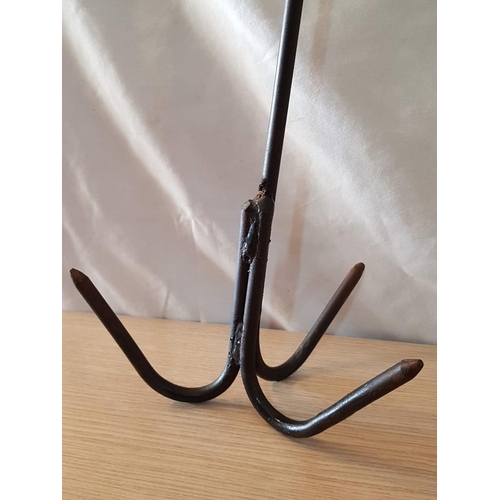 74 - Steel Grappling Hook, (Approx. 50 x 23cm)