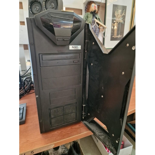 152 - Computer Lot: NZXT Gaming Tower Desktop PC with Windows 10 Pro, Cure 2 Duo CPU, 3.16GHz, 4GB RAM and... 