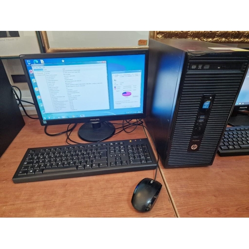 151 - Computer Lot; HP ProDesk 400 G2 MT Desktop PC, with Windows 10 Pro, Core i3-4160 CPU, 3.60GHz, 4GB R... 