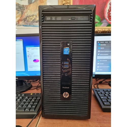 151 - Computer Lot; HP ProDesk 400 G2 MT Desktop PC, with Windows 10 Pro, Core i3-4160 CPU, 3.60GHz, 4GB R... 