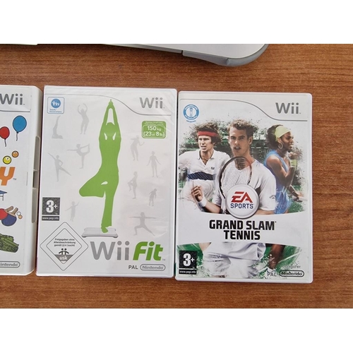 155 - Nintendo Wii Balance Board Together with 8 x Wii Games