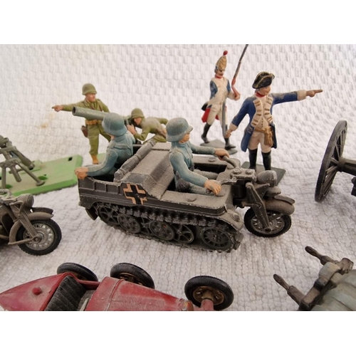 146 - Collection of Vintage Military Model Figures by Britains Ltd, Together with Others,