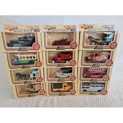 147 - Collection of 12 x Lledo 'Days Gone' Die Cast Scale Model Vehicles in Original Boxes, Incl. Buses, C... 