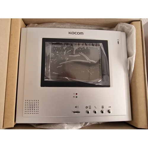 157 - KOCOM Video Doorphone (Model: KIV-212), Together with KOCOM Door Camera (Model: KC-MC35), (2)

** St... 