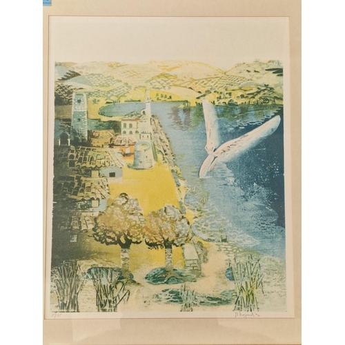 110 - Framed and Signed Limited Edition Print (55/195) Titled 'Sundays' by Cypriot Artist Kozakos Vasilis ... 