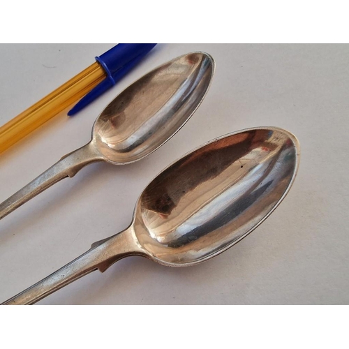 182 - Pair of Sterling Silver Spoons, (Approx. L: 14.5cm each, Total Weight: 52g)