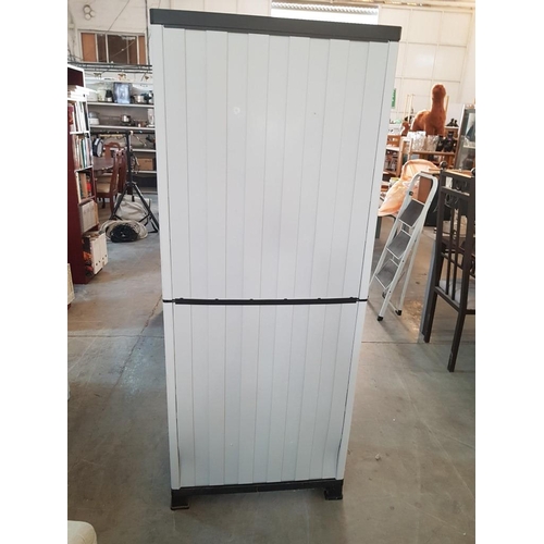 10A - Plastic Storage Cabinet, (Approx. 68 x 38 x 172cm)