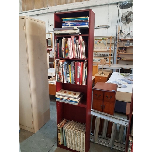 142 - Cooking Library! A Bookcase, Together with Large Collection of Assorted Cooking Books, Over 50pcs - ... 