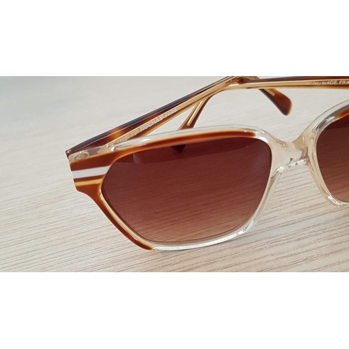 Vintage 'Rochas' Sunglasses, Circa 1960's/70's, Made in France, Brown