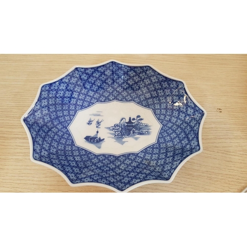 683 - 'Royal Canton' by David Guerra, Decorative Blue & White Porcelain Candy Dish, (Approx. 21 x 16.5cm),... 