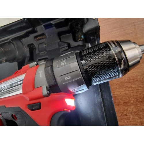 100 - Milwaukee 'M12 Fuel' 12v Cordless Drill in Fitted Case with 2 x Lithium-Ion Batteries, Charger and M... 