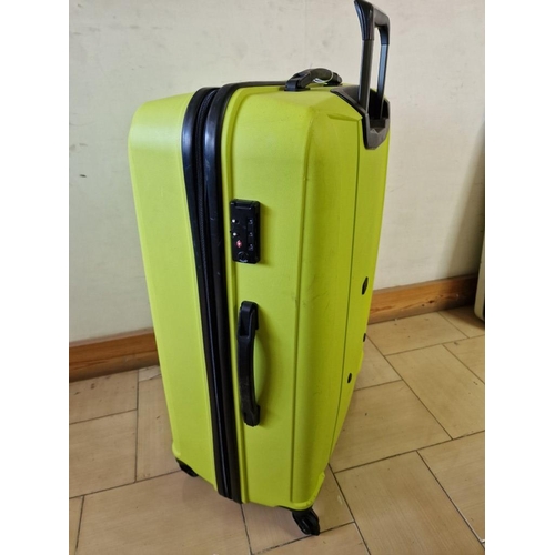 394 - Lime Green 'Edelweiss' Trolley Suitcase, (Approx. 73 x 48 x 30cm)