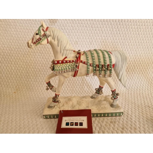 28 - 3 x Collectable 'Trail of the Painted Ponies' Figurines / Ornaments; Numbered Pieces; #1452 War Pony... 