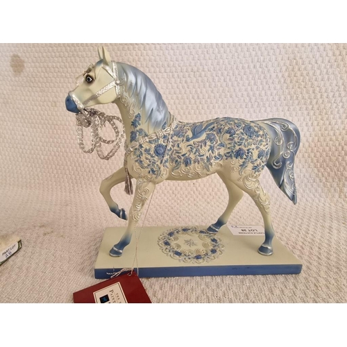 28 - 3 x Collectable 'Trail of the Painted Ponies' Figurines / Ornaments; Numbered Pieces; #1452 War Pony... 