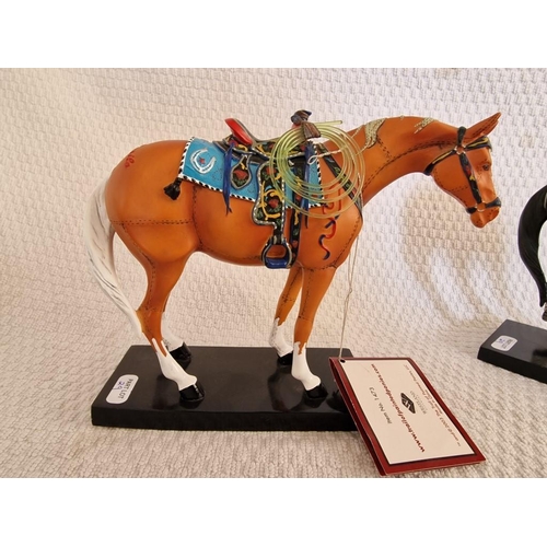 29 - 3 x Collectable 'Trail of the Painted Ponies' Figurines / Ornaments; Numbered Pieces; #12230 Guardia... 