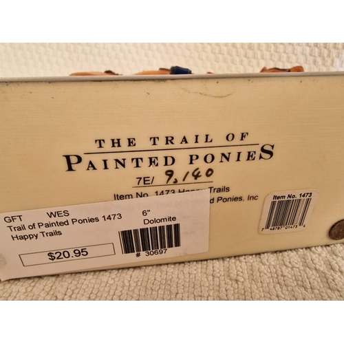 29 - 3 x Collectable 'Trail of the Painted Ponies' Figurines / Ornaments; Numbered Pieces; #12230 Guardia... 