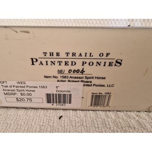 29 - 3 x Collectable 'Trail of the Painted Ponies' Figurines / Ornaments; Numbered Pieces; #12230 Guardia... 