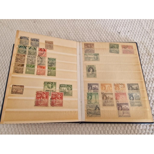 164 - 2 x Vintage Stamp Albums, with Large Collection of Assorted World Stamps, Incl. Vatican, Monaco, New... 