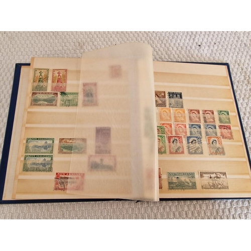 164 - 2 x Vintage Stamp Albums, with Large Collection of Assorted World Stamps, Incl. Vatican, Monaco, New... 